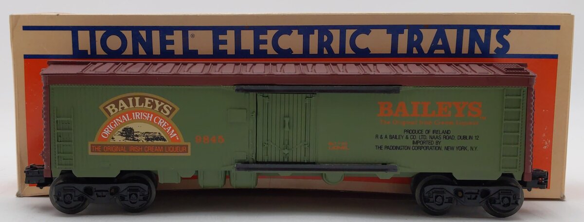 Lionel 6-9845 O Gauge Baileys Irish Cream Billboard Reefer Car #9845 EX/Box