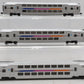 Atlas 40004068 N NJ Transit Modern Commuter Cab Car & Trailer (Pack of 3)