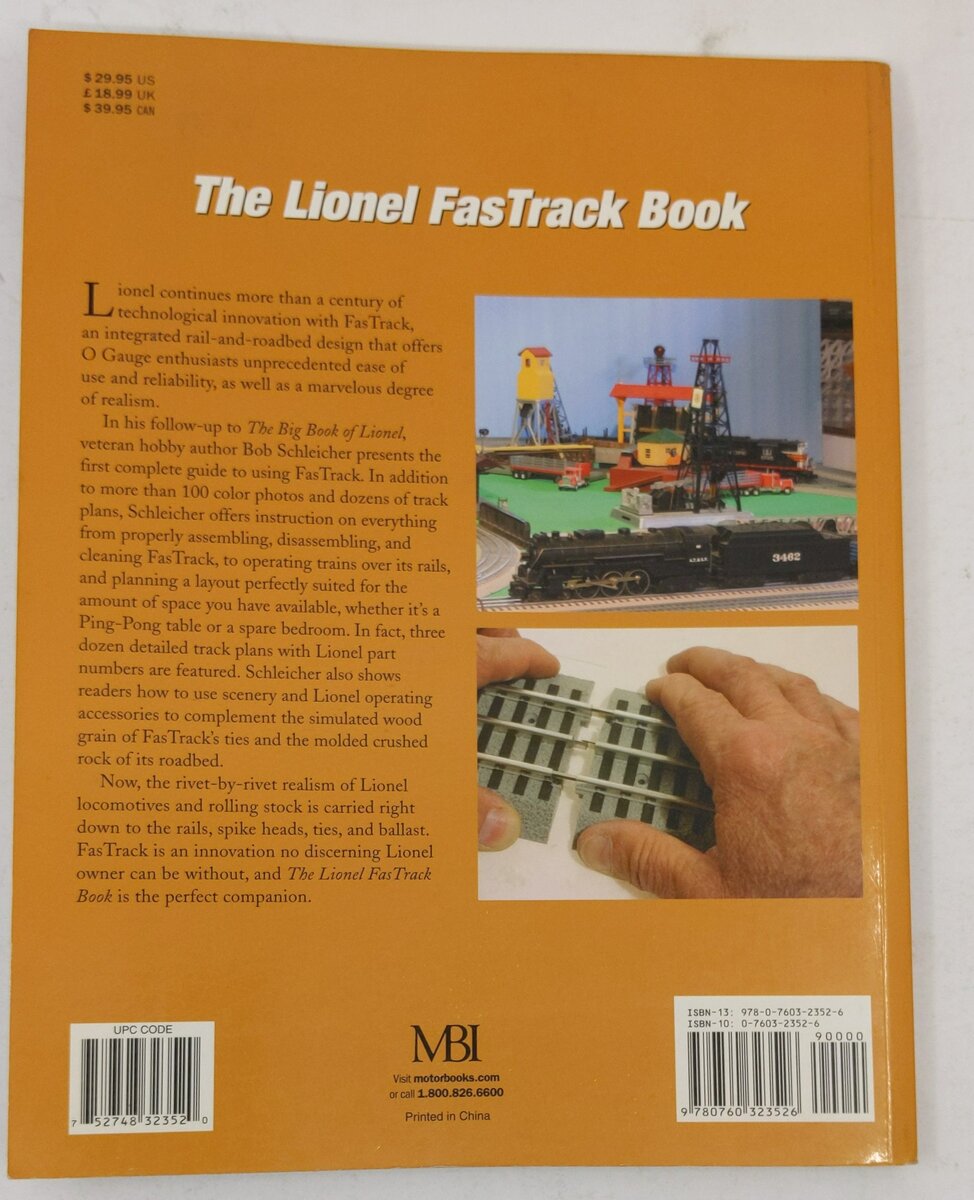 The Lionel FasTrack Book Paperback Book By Robert Schleicher VG