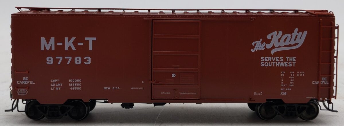 Kadee 4521 HO Missouri-Kansas-Texas 40 Foot PS-1 Boxcar #97783 EX/Box