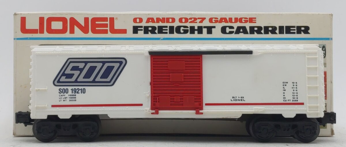 Lionel 6-19210 O Gauge Soo Line Boxcar LN/Box