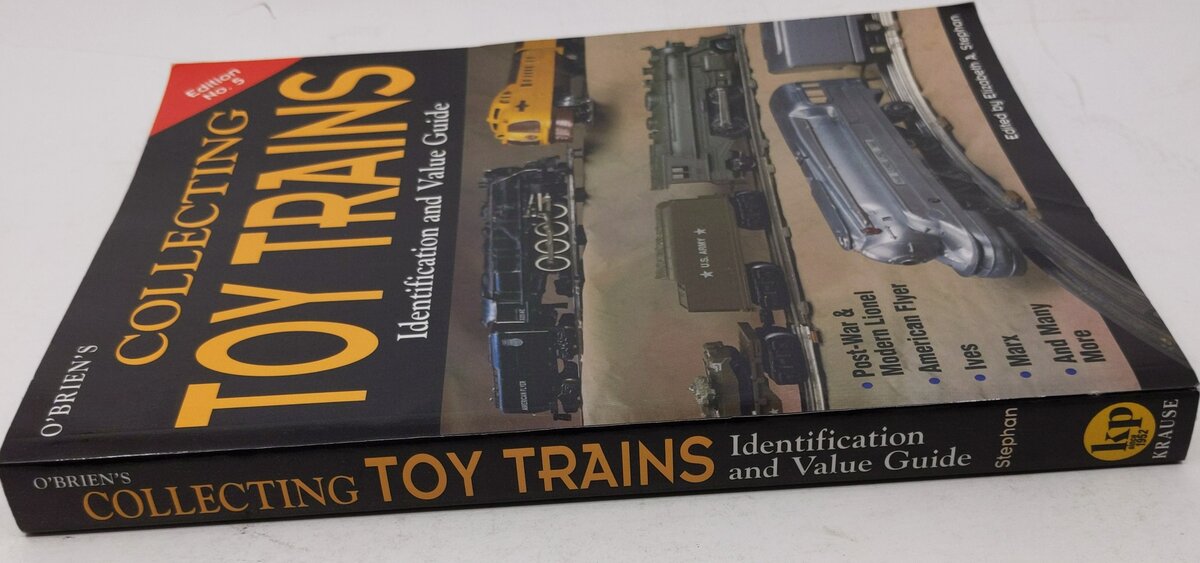 O'Brien's Collecting Toy Trains Paperback Book By Elizabeth A. Stephan EX