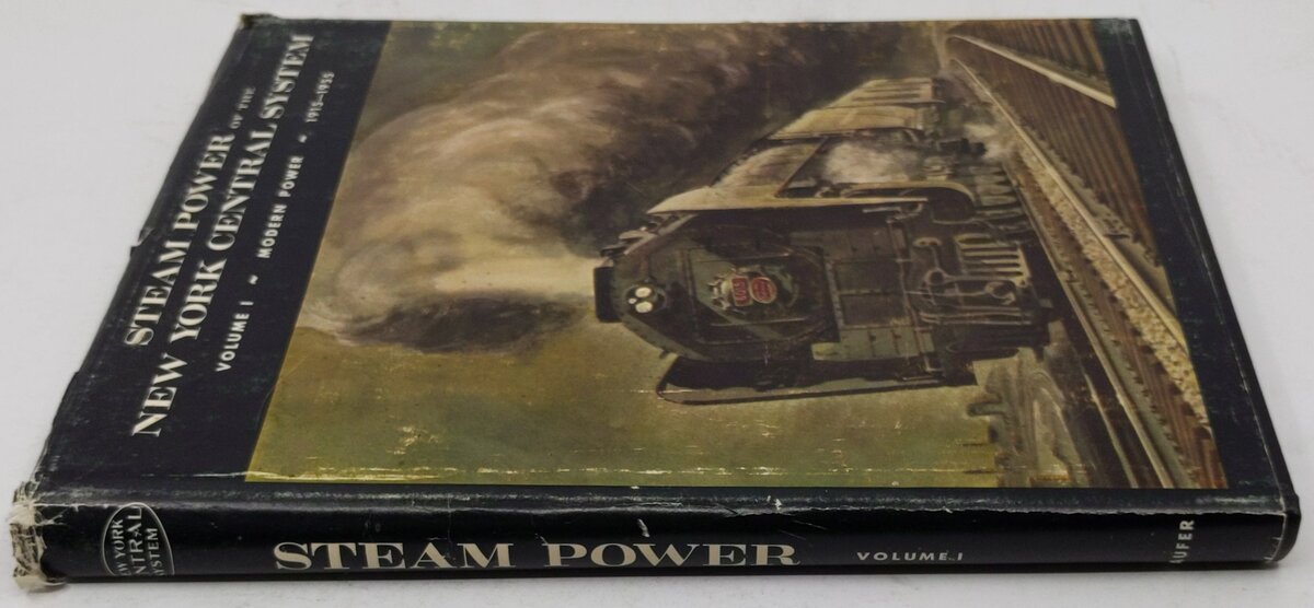 Steam Power of the New York Central System, Vol1 Hardcover Book Alvin F. Staufer VG