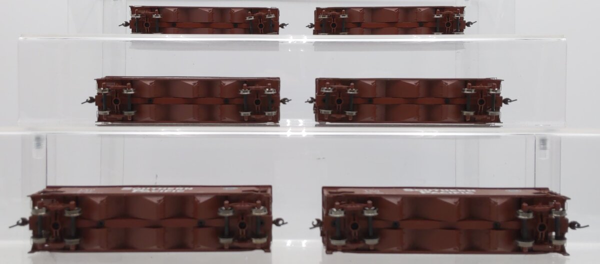 Athearn 95685 HO Southern Pacific 40' 3-Bay Offset Hopper w/Coal (Pack of 6)