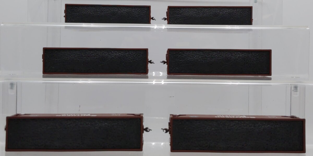 Athearn 95685 HO Southern Pacific 40' 3-Bay Offset Hopper w/Coal (Pack of 6)
