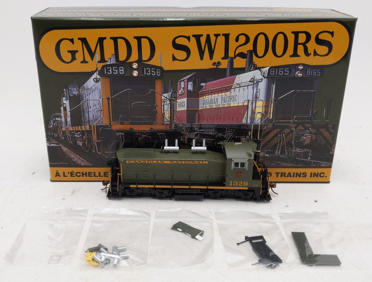 Rapido Trains 26534 HO CN SW1200RS 1954 Grn #1329 w/sd