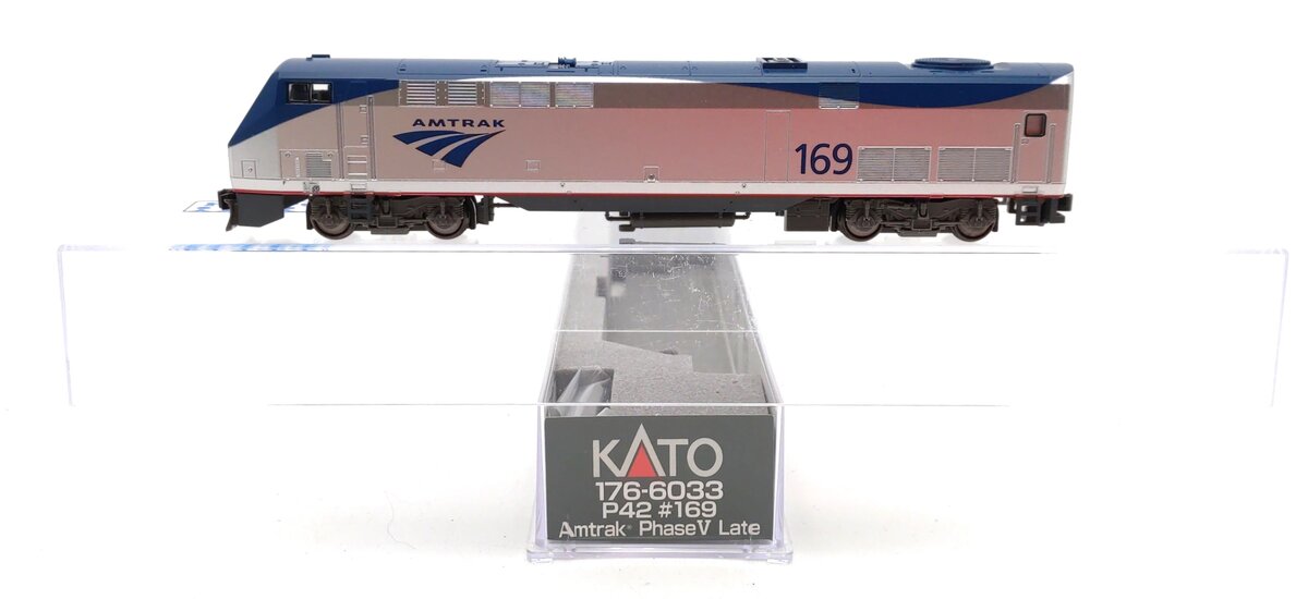 Kato 176-6033 N Amtrak Phase V P42 Genesis Late Diesel Locomotive #169 LN/Box