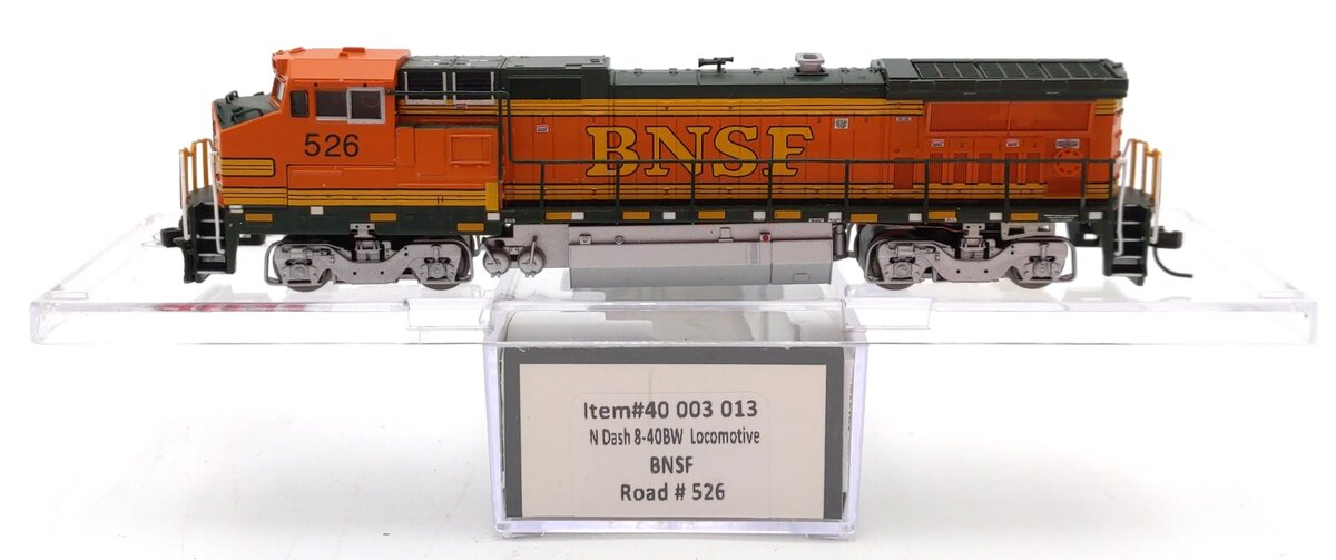 Atlas 40003013 N BNSF Dash 8-40BW Diesel Locomotive #526