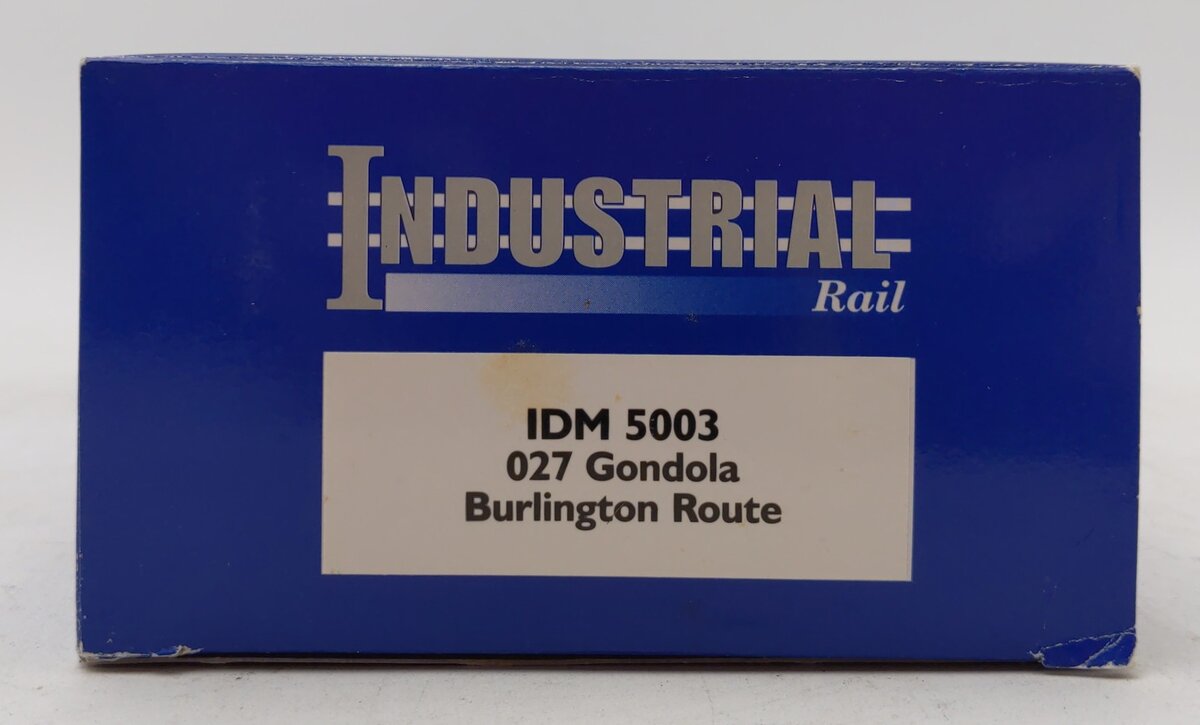 Industrial Rail 5003 O Gauge  Burlington Route Gondola #83126 EX/Box