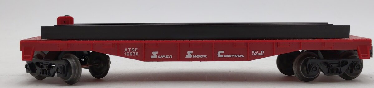 Lionel 6-16930 O Gauge AT&SF Flat Car w/ Wheel Sets #16930 EX/Box
