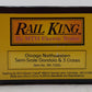 MTH 30-7205 O Gauge Chicago Northwestern Gondola Car #13792 w/ Crate Load LN/Box