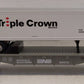 MTH 30-7609 O Gauge Norfolk & Southern Flatcar with NS Triple Crown Trailer EX/Box