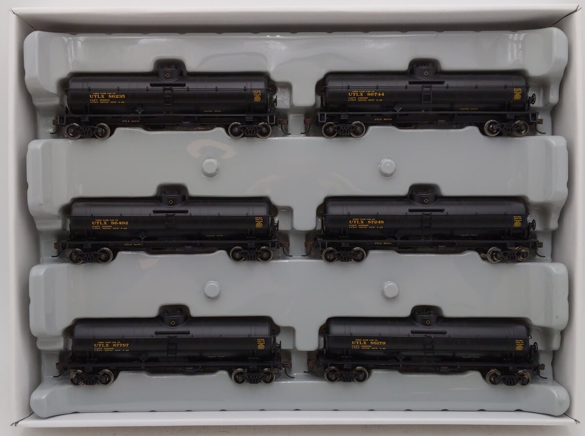 Athearn 73214 HO Union Tank Car Co Single Dome Tank Car (Box of 6)