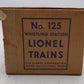Vintage Lionel 125, 395 & 356 Postwar O Gauge Operating Accessories [3]/Box