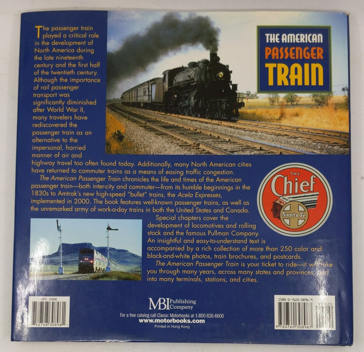 American Passenger Train Hardcover Book  Mike Schafer, Joe Welsh, Kevin Holland LN