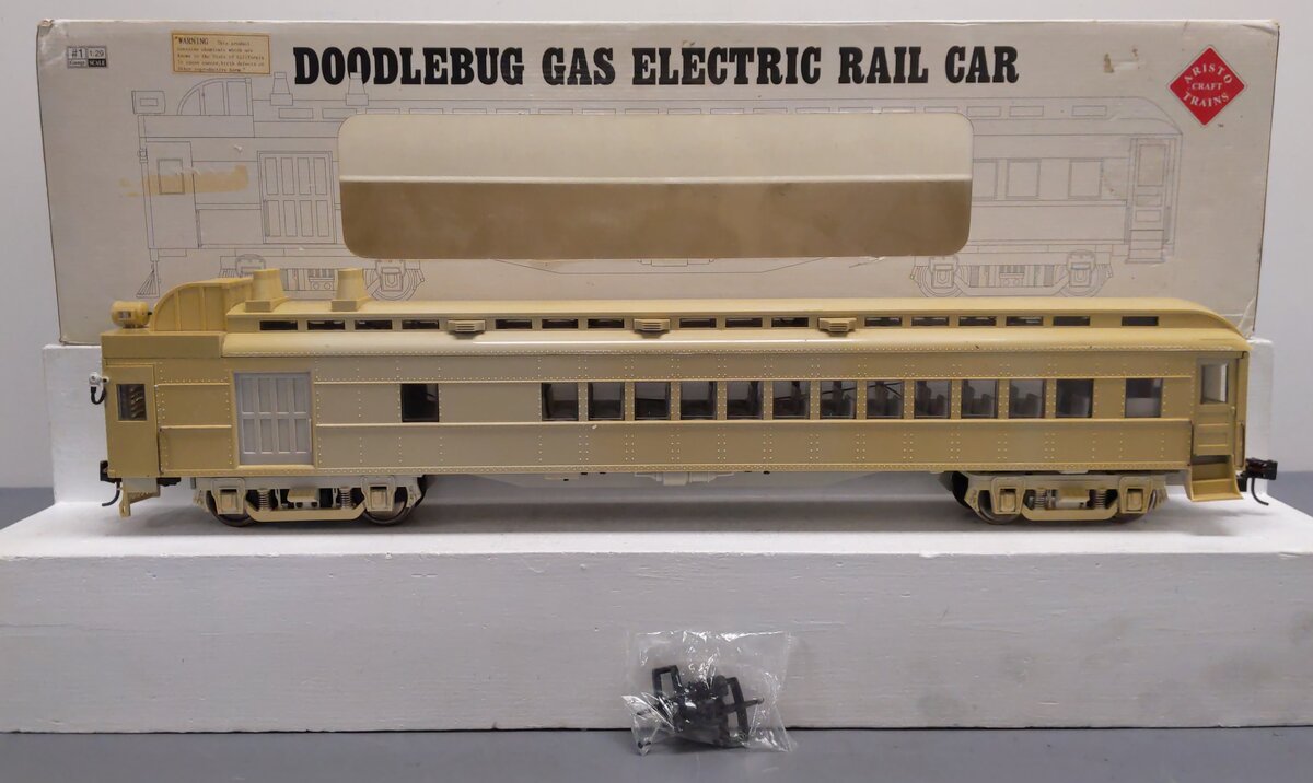 Aristo-Craft 21208 G Union Pacific Gas Electric Doodlebug w/Lights & Heavyweigh EX/Box