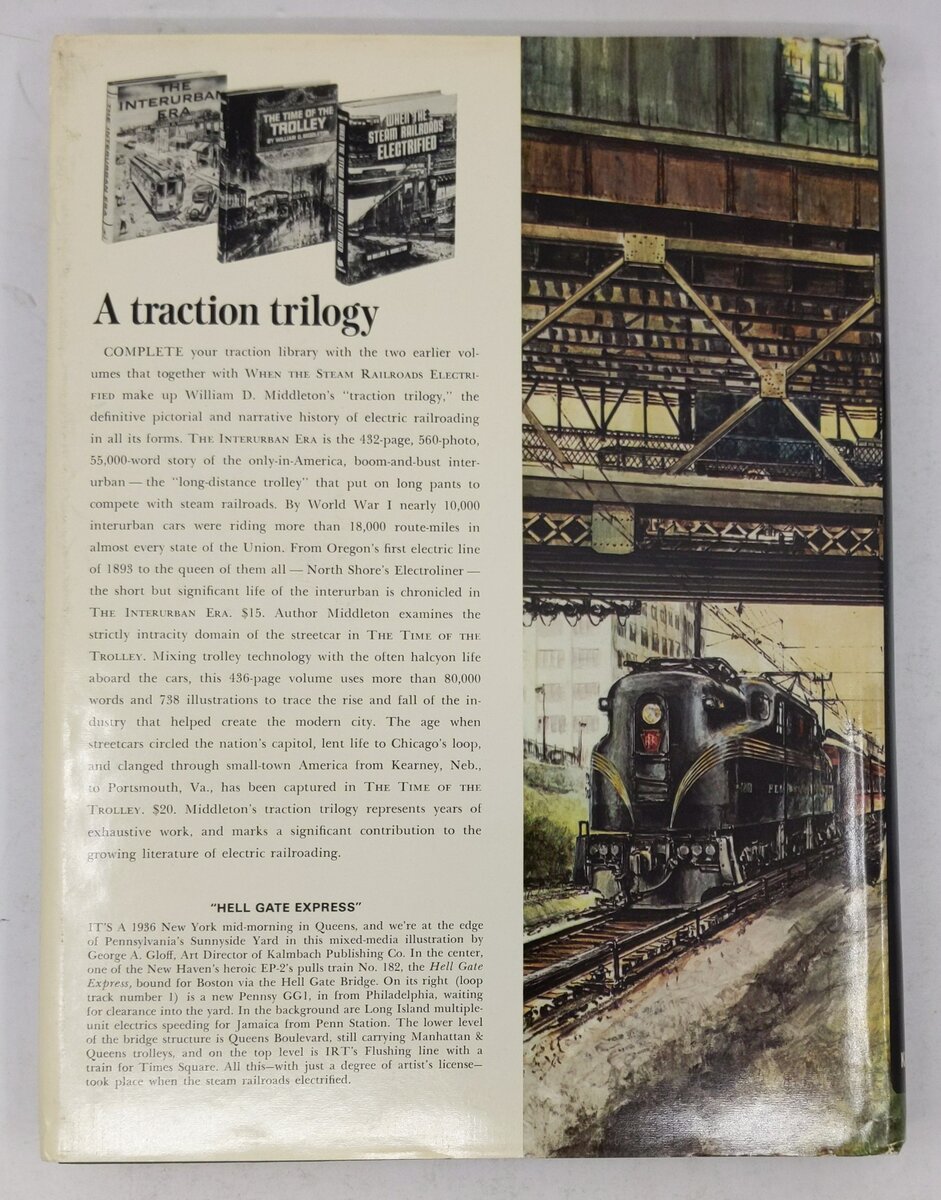 When the Steam Railroads Electrified Hardcover Book By William D. Middleton EX