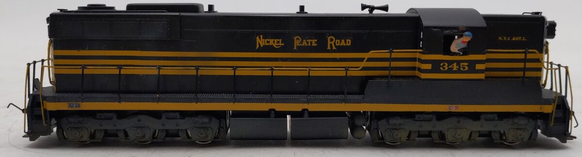 Hallmark Models HO Brass Custom SD-9 Nickle Plate Road Diesel Locomotive #345 VG/Box