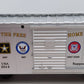 USA Trains R19095 G Military Series "Support Our Troops Simulated Wood Box Car
