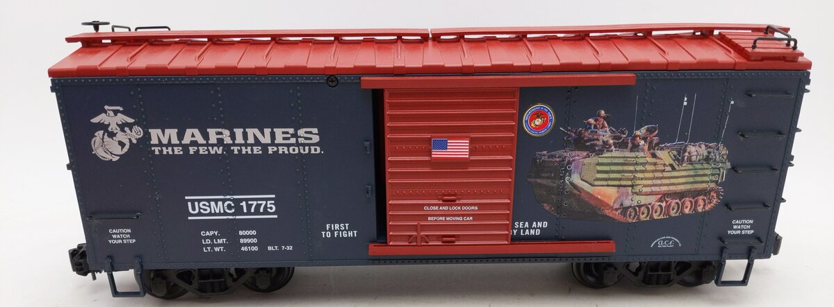 USA Trains R19141 G US Marine Corp Military Box Car