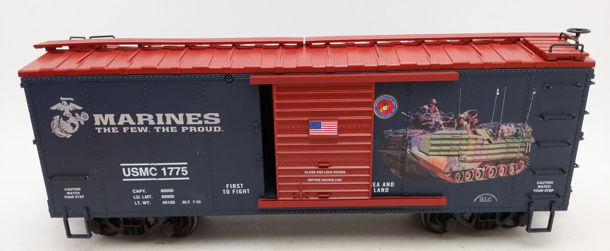 USA Trains R19141 G US Marine Corp Military Box Car