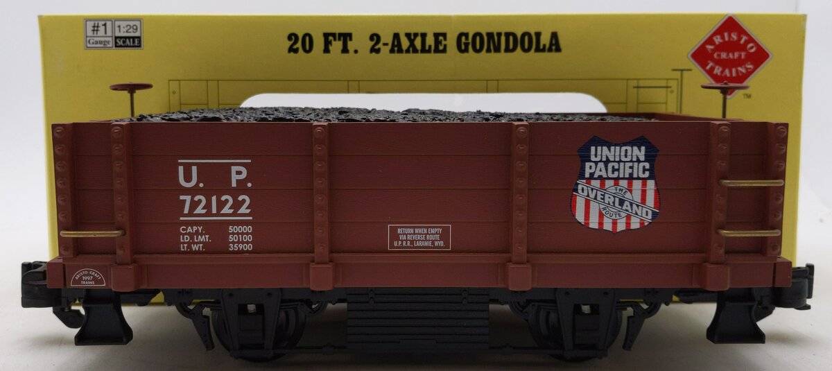 Aristo-Craft 40003 G Union Pacific 20' Gondola #72122