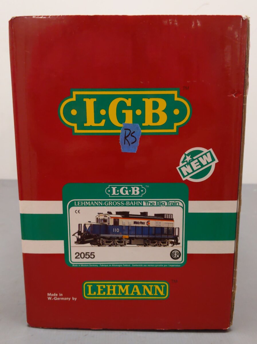 LGB 2055 G Scale White Pass Diesel Engine #110 EX/Box