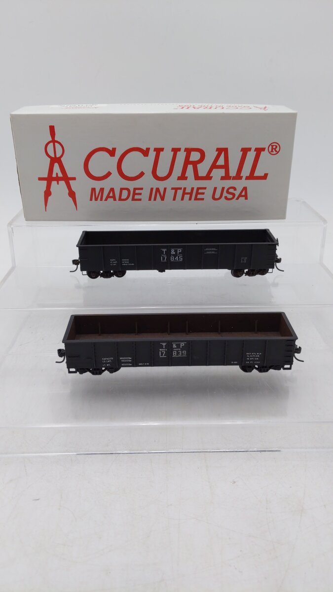 Accurail 37049 HO KIT 41'6" USRA Gondola, T&P (2) EX/Box