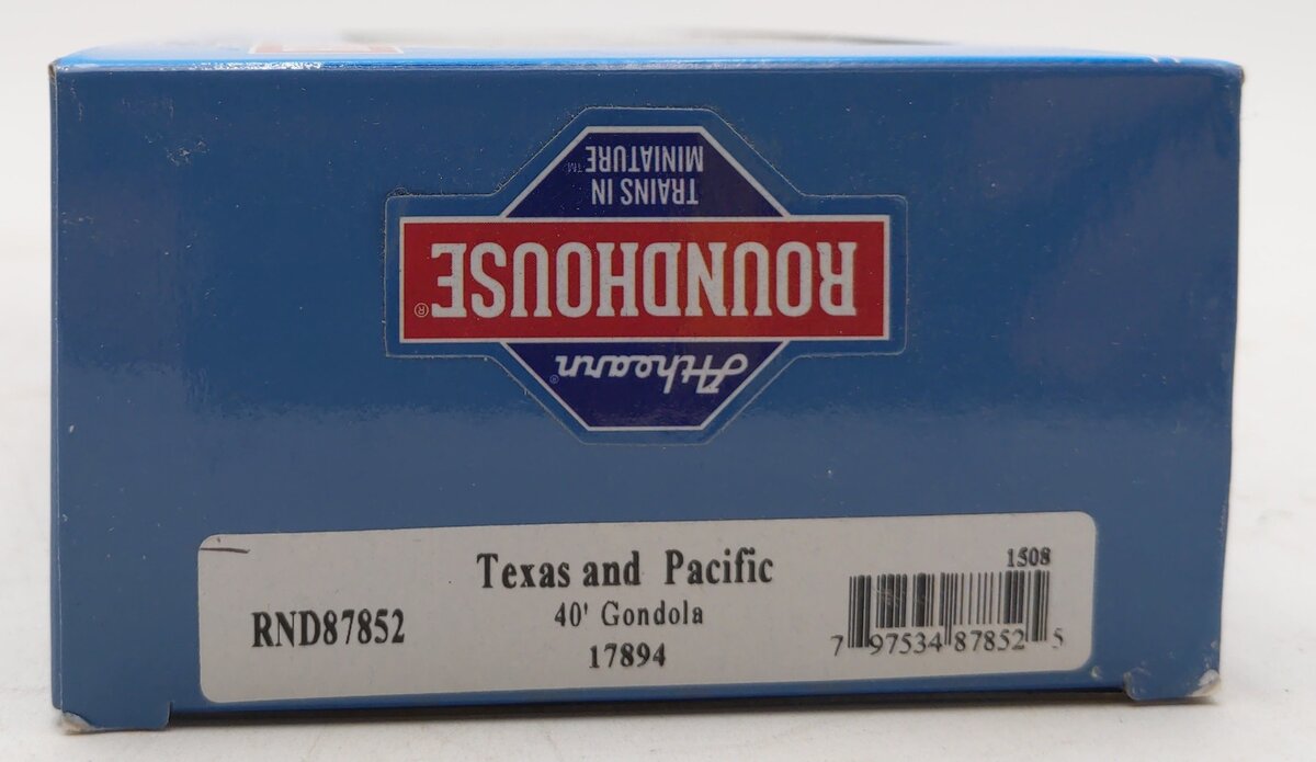 Roundhouse 87852 HO Texas and Pacific 40' Gondola #17894