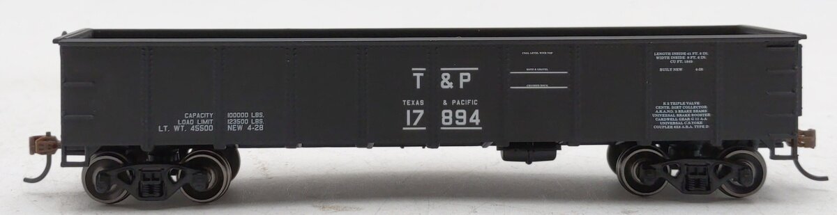 Roundhouse 87852 HO Texas and Pacific 40' Gondola #17894