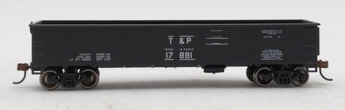 Roundhouse 87851 HO Texas and Pacific 40' Gondola #17891