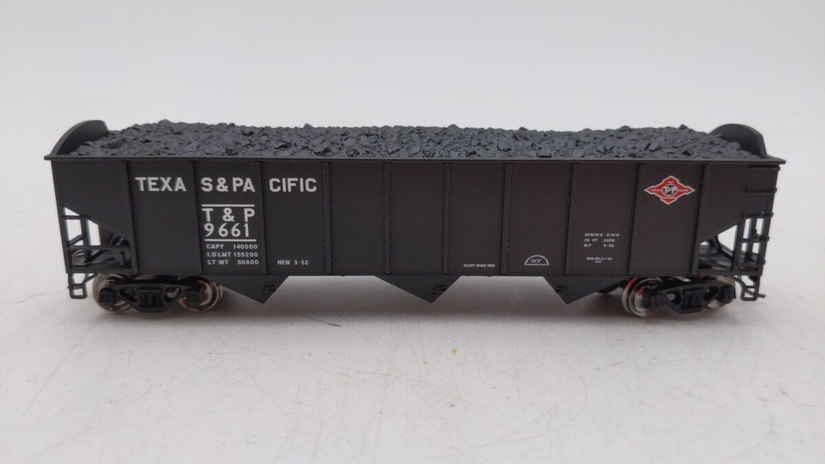 Atlas 20000967 HO T&P Trainman 70-Ton 3-Bay Hopper #9661