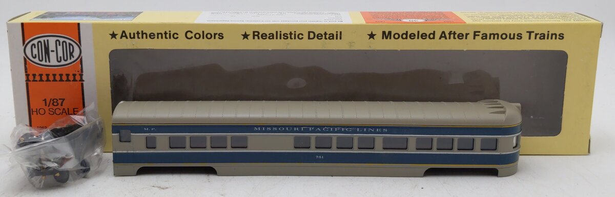 Con-Cor 0001-00960R-1 HO Scale Mopac 'Eagle' 72 Ft Observation Car #751