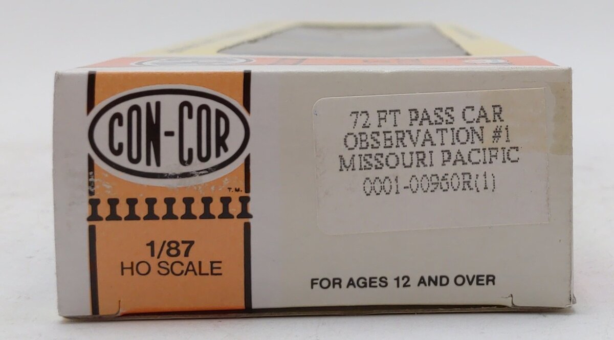 Con-Cor 0001-00960R-1 HO Scale Mopac 'Eagle' 72 Ft Observation Car #751