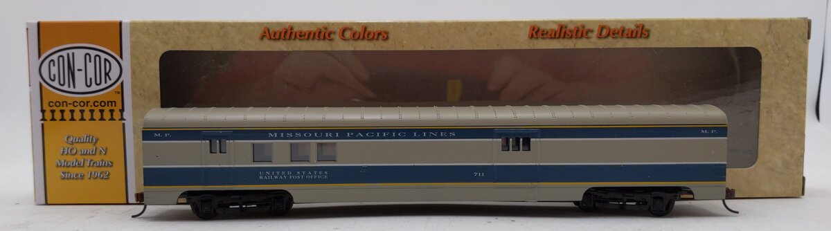Con-Cor 0001-00920R HO Scale Mopac 'Eagle' 72 Ft RPO Passenger Car #711
