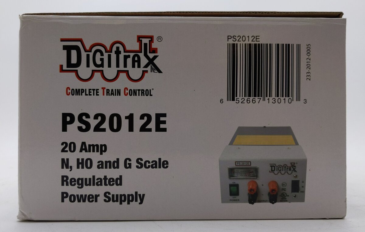Digitrax PS2012E 20 Amp Power Supply 13.8-23VDC