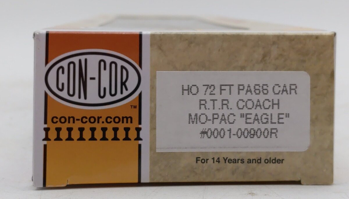 Con-Cor 0001-00900R-2 HO Scale Mopac 'Eagle' 72 Ft Passenger Coach Car #731