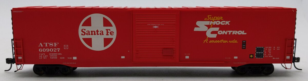 InterMountain 46915-02 HO Santa Fe 60' PS-1 Boxcar w/ Shock Control #609027 LN/Box