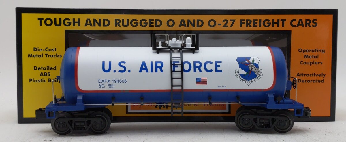 MTH 30-73587 O U.S. Air Force RailKing Modern Tank Car #194606