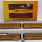 MTH 30-67735 O Union Pacific RailKing 60' Streamlined Passenger Cars (Set of 4)