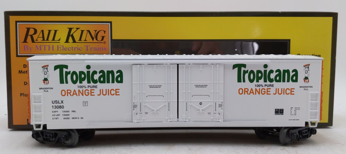 MTH 30-74755 O Tropicana 50' Double Door Plugged Boxcar
