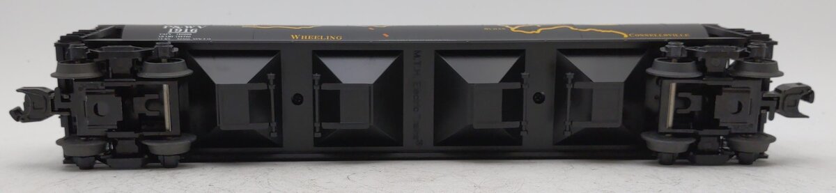 MTH 30-75650 O Pittsburgh and West Virginia 4-Bay Cylindrical Hopper Car #1916 LN/Box