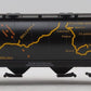 MTH 30-75650 O Pittsburgh and West Virginia 4-Bay Cylindrical Hopper Car #1916 LN/Box