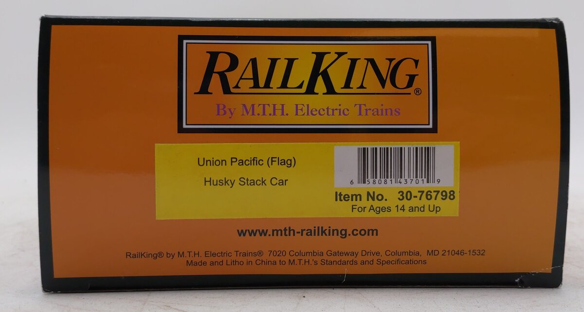 MTH 30-76798 O Union Pacific Husky Stack Car #542020