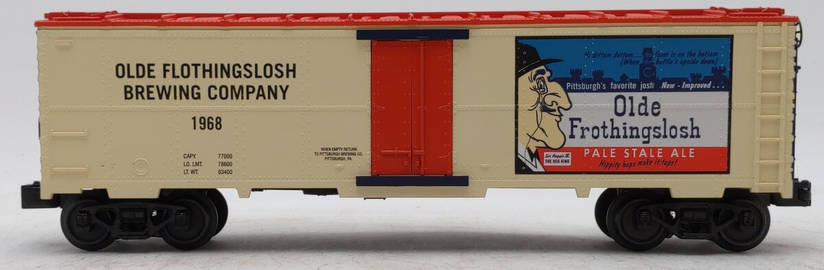 MTH 30-78243 O Gauge Olde Frothingslosh Modern Reefer Car #1968 LN/Box