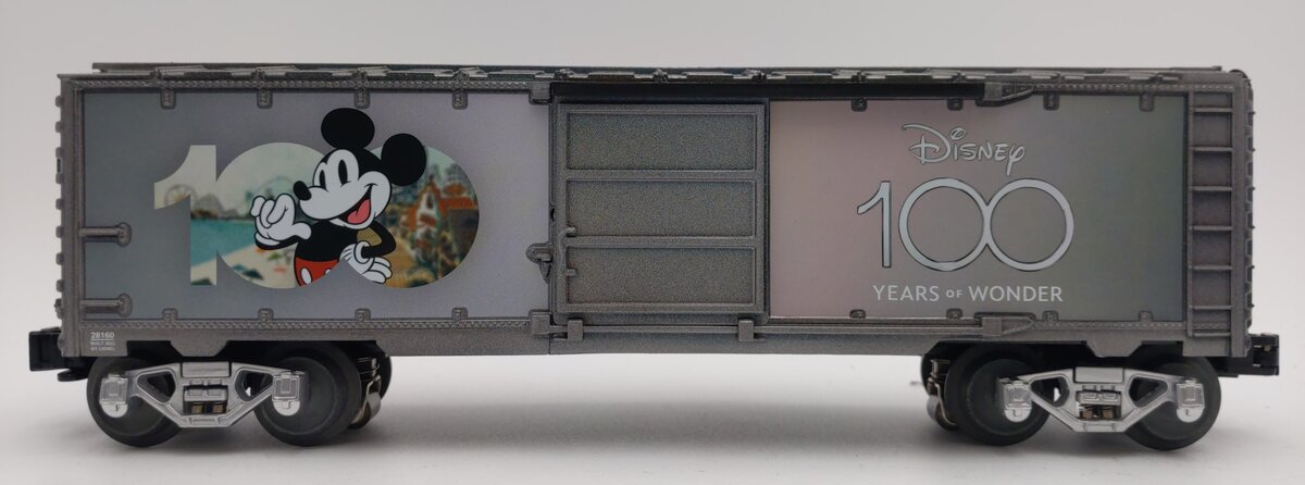 Lionel 2328160 O Disney 100 Illuminated Boxcar