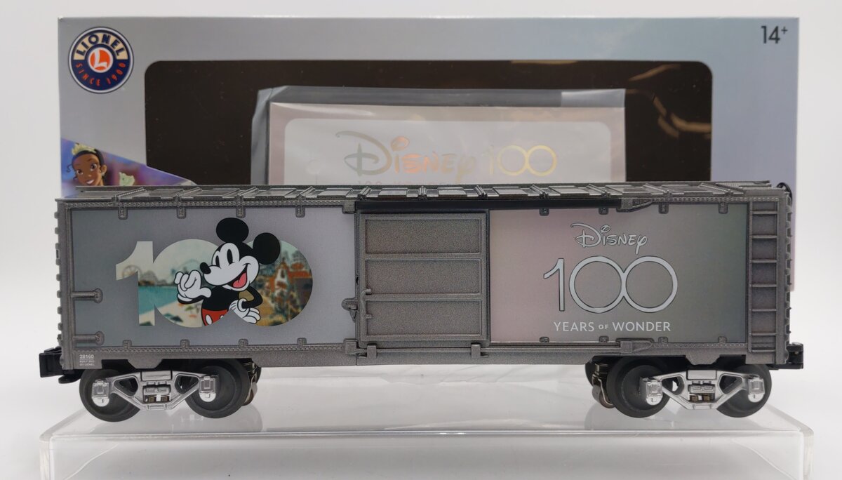 Lionel 2328160 O Disney 100 Illuminated Boxcar