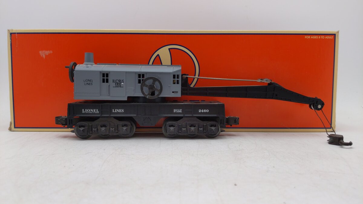 Lionel 6-19834 O Gauge Lionel Lines 6-Wheel Crane Car LN/Box