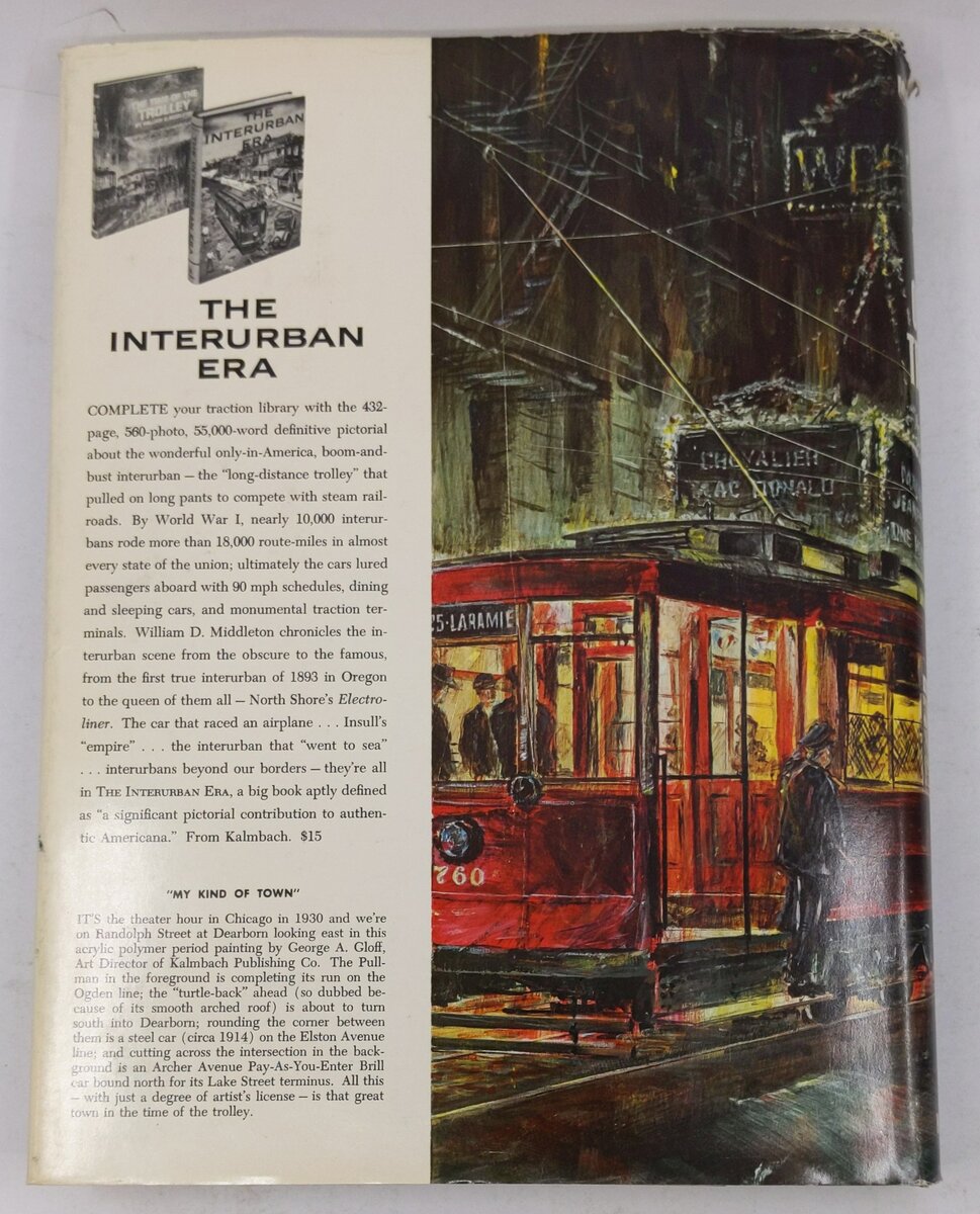 The Time of the Trolley Hardcover Book By William D. Middleton VG