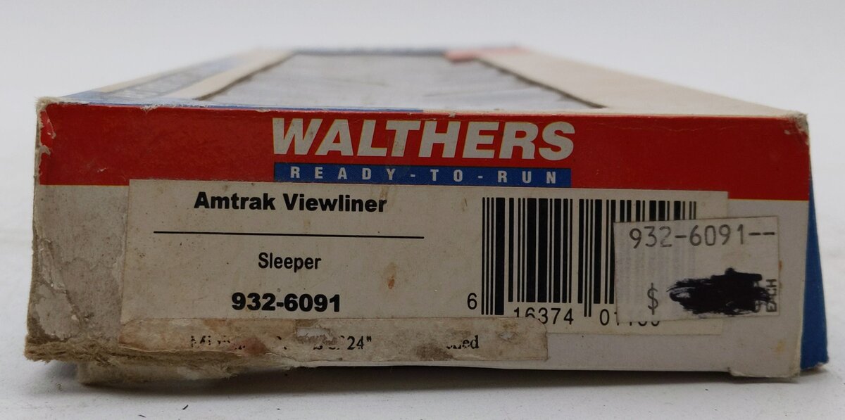 Walthers 932-6091 HO Scale Amtrak Viewliner Sleeper Coach EX/Box